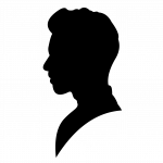 —Pngtree—short hair man silhouette_7503341